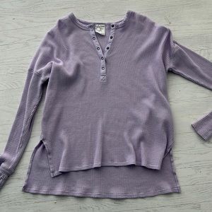 Aerie light Purple Long Sleeve